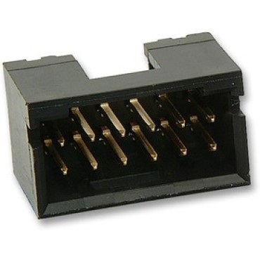 102618-2 Разъем на печатную плату, 250 V, 3 A, позиций: 8 , рядов:2, вертикальный, 2.54 мм