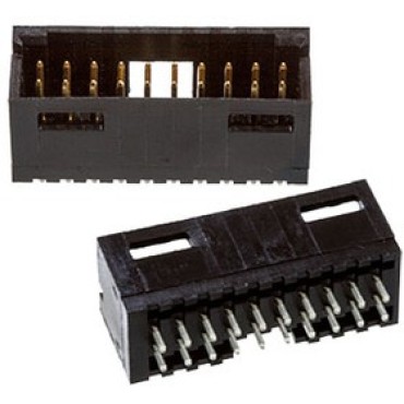 102618-8 Разъем на печатную плату, 250 V, 3 A, позиций: 20 , рядов:2, вертикальный, 2.54 мм