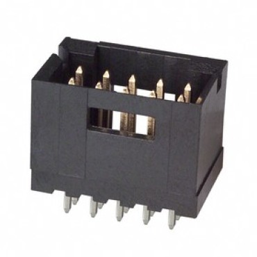 103168-2, Разъем HDR 8 POS 2.54mm Solder ST Top Entry Thru-Hole Tray