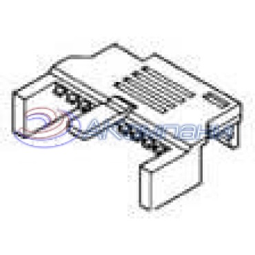103268-6, Headers & Wire Housings 20P COVER FRONT