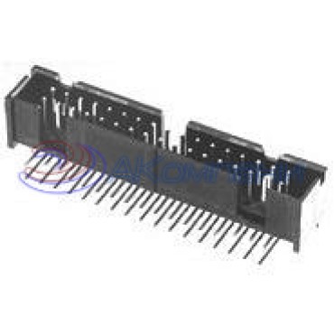 103311-1, Корпус разъема HDR 10 POS 2.54mm Solder RA Side Entry Thru-Hole Tube