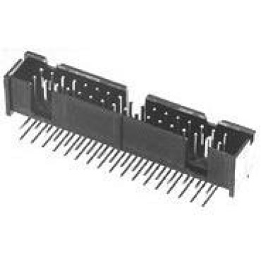 103311-2, Корпус разъема HDR 14 POS 2.54mm Solder RA Side Entry Thru-Hole Tube