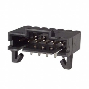 103673-3, Корпус разъема 2.54мм, LATCHING HDR SHRD 4P with hold down