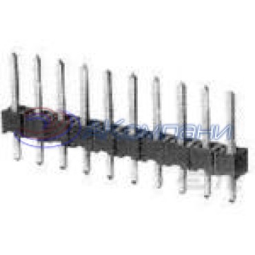 103741-9, Разъем 9POS HEADER .100