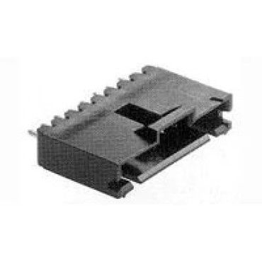 104362-5, Корпус разъема VERT HDR HI TEMP 6P