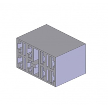 1/20671/80 (9014) Колодка 8-ми клеммовая гнездовая серии 6,3