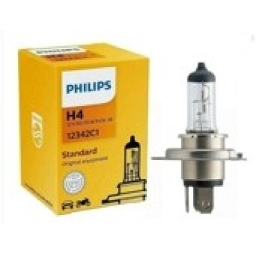 Лампа галогенная Н 4 12v  60/55w STANDARD PHILIPS