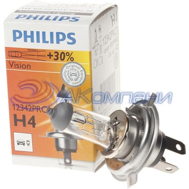 Лампа галогенная Н 4 12v 60/55w PREMIUM+30% PHILIPS