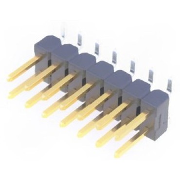 1241050-7, Разъем типа плата-плата, 2.54 мм, 14 контакт(-ов), Штыревой Разъем, Серия AMPMODU MOD II