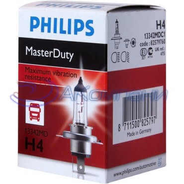 Лампа галогенная Н 4 24v  75/70w MASTER DUTY PHILIPS