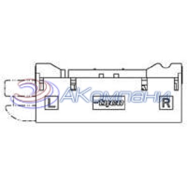 1376600-3, Автомобильный разъем 47 POS 060/187 ABS