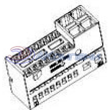 1379914-1, Корпус разъема 2.54mm SOCKET HOUSING 20 POS MQS MPQ