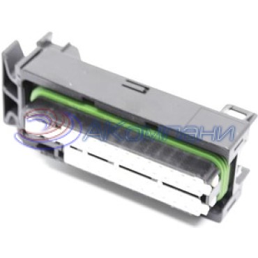 1393450-5, Корпус разъема для тяжелых условий 52 контакта, KABELBAUMST зеленый