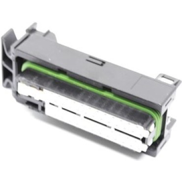 1393450-5, Корпус разъема для тяжелых условий 52 контакта, KABELBAUMST зеленый