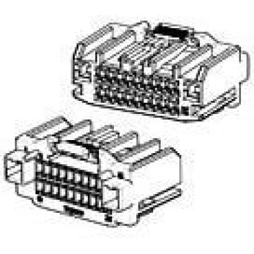 1438759-1, Корпус разъема 22WAY HYBRID .040/2.8 PLUG ASSY KEY 'B'