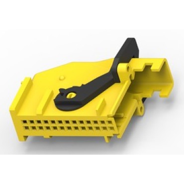 144934-1, Аксессуар разъема, SHIELD MQS 26P ASS'Y желтый