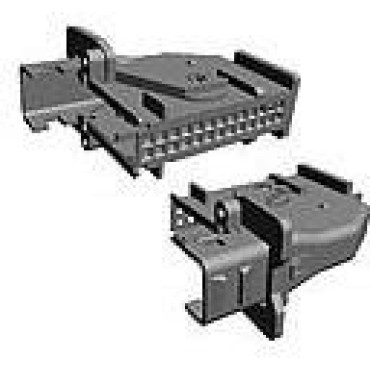 144934-2, Аксессуар разъема, SHIELD MQS 26P ASS'Y синий