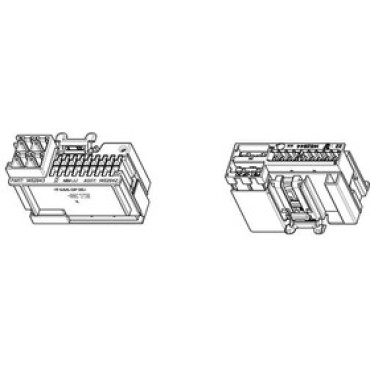 1452842-3, Корпус разъема 22 POS FEMALE HSG ASSY