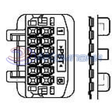 1473413-1, Корпус разъема 025 G 24POS CAP ASSY W TO W