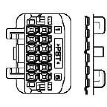 1473413-1, Корпус разъема 025 G 24POS CAP ASSY W TO W
