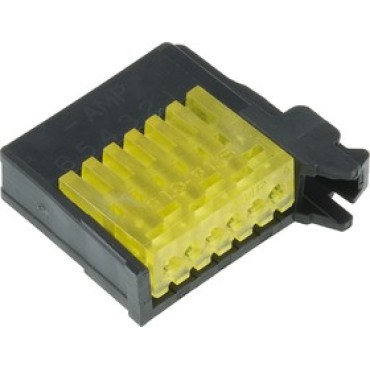 1473562-3, Прямоугольный разъем питания 2 мм, желтый, 3 контакта, Серия RITS, Монтаж на Кабель, IDC / IDT