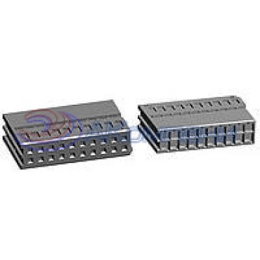 1534102-1, Корпус разъема RCP 20 POS 2.54mm Crimp ST Cable Mount Black Carton Automotive