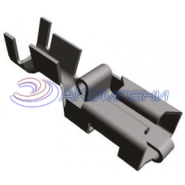 154717-1 Контакт гнездо обжим 6.3*0.8мм (max=7.37мм) 11-13 AWG RCP L=22.5мм