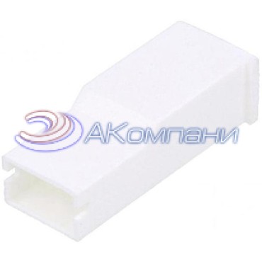 154719-0 Корпус наконечника с защелкой "мама", для наконечников 6,3мм черный