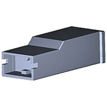 154719-1 Корпус наконечника с защелкой "мама", для наконечников 6,3мм натуральный