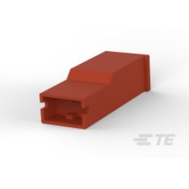 154719-9 Корпус наконечника с защелкой "мама", для наконечников 6,3мм коричневый