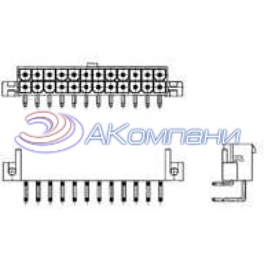 1586043-8, Разъем 4.2мм HDR SCREW MNT 8P