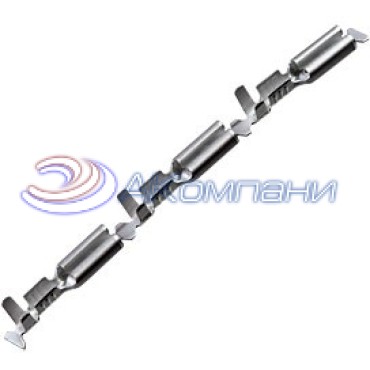 160533-2 Контакт гнездо быстрого отключения, луженый 17-20AWG RCP 14мм