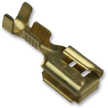 Наконечник гнездовой комбинированный неизолированный 0.8-2.5мм², d=6.3 160739-2 Tyco Electronics