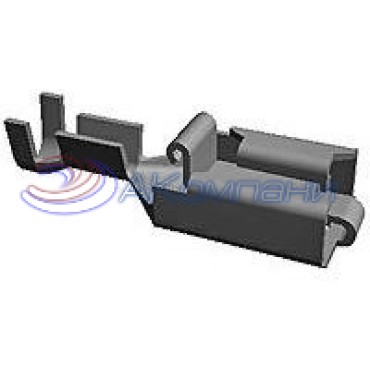 1-160759-2 Контакт гнездо Positive Lock 250 Series, обжим, 6,3мм, 0,8мм, "мама", 0,5-1,5мм2