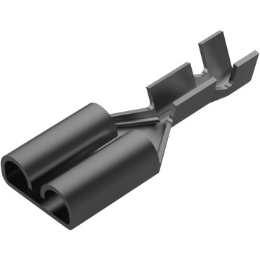 Наконечник гнездовой с распорными язычками неизолированный 1.0-1.5мм², d=6.3 0-160558-6 Tyco Electronics