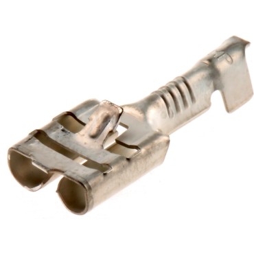 Наконечник гнездовой с распорными язычками неизолированный 0.8-2.5мм², d=6.3 42100-2 Tyco Electronics