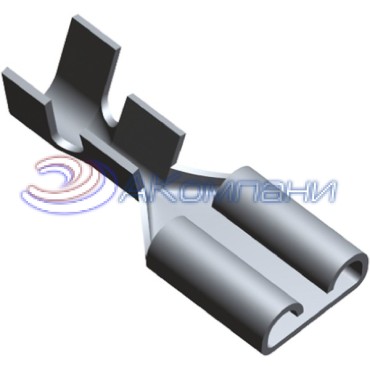 170213-2 Контакт гнездо FASTON 250, 6.35mm x 0.81mm, 14-18 AWG