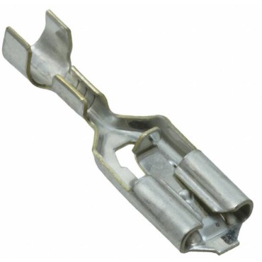 170325-1, Контакт гнездо 0.187" (4.75mm) 16-20 AWG Crimp неизолированный