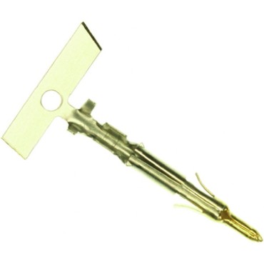 170360-3 Контакт, Серия Mini Universal MATE-N-LOK, Штырь, Обжим, 18 AWG, Контакты с Покрытием из Золота