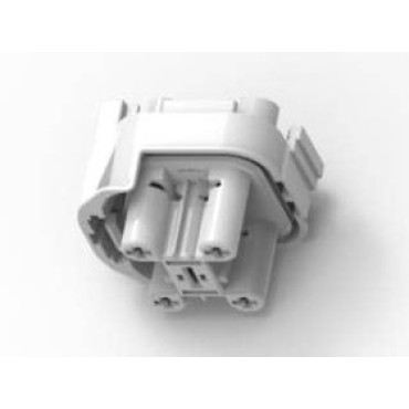 1718878-2 Герметичный корпус автомобильного разъема HDSCS AMP MCP 6.3/9.5, гнездо "мама" 5 контактов серый