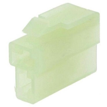 172130-1 Колодка гнездовая 2-х контактная 6,3мм натуральная