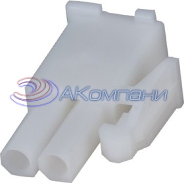 172165-1 Корпус разъема Mini-Universal MATE-N-LOK, вилка 2PIN без контактов (OBSOLETE)
