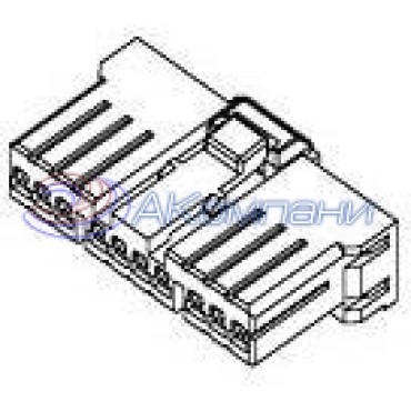 174464-1, Корпус разъема PL 10 POS Crimp ST Cable Mount White Bag Automotive