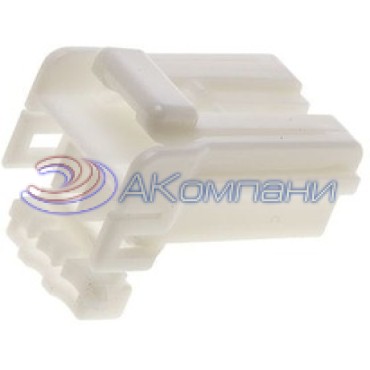 174921-1, Корпус разъема PL 3 места 3.5мм монтаж на кабель автомобильного применения пакет белый