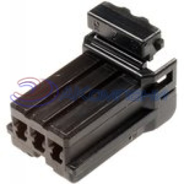 174921-2, Корпус разъема PL 3 места 3.5мм монтаж на кабель автомобильного применения пакет черный
