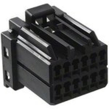 175965-2, Корпус разъема Plug, 12Pos, Black