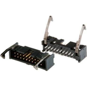 1761606-8, Корпус разъема 2.54 мм, 24 контакта, 2 ряда, серия AMP-LATCH Through Hole