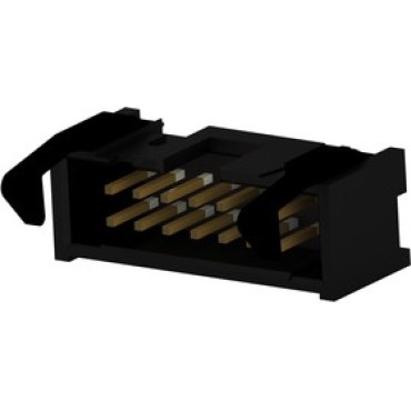 1761608-7, Разъем 2.54 мм, 2 ряда, 20 контактов, Сквозное Отверстие, AMP-LATCH