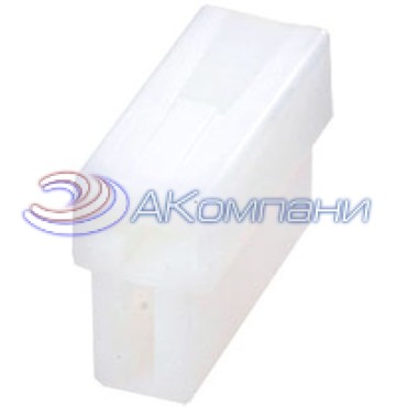 180907, Колодка пласт. Т-обр. для 2 розеток ножевых 6.35мм