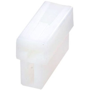 180907, Колодка пласт. Т-обр. для 2 розеток ножевых 6.35мм